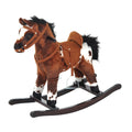 Plush Kids Ride On Rocking Horse Toy T119980