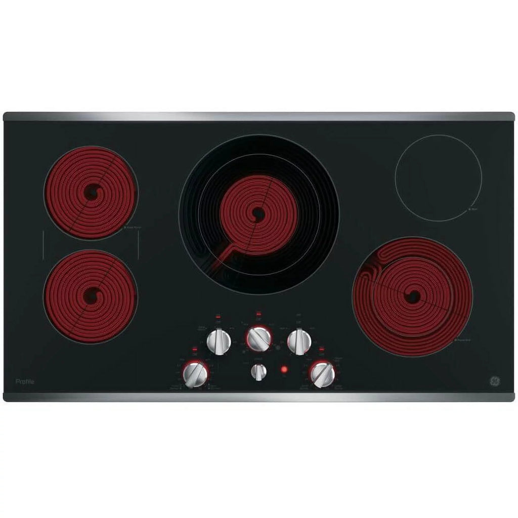 36 inch Stainless 5 Burner Electric Cooktop L79346