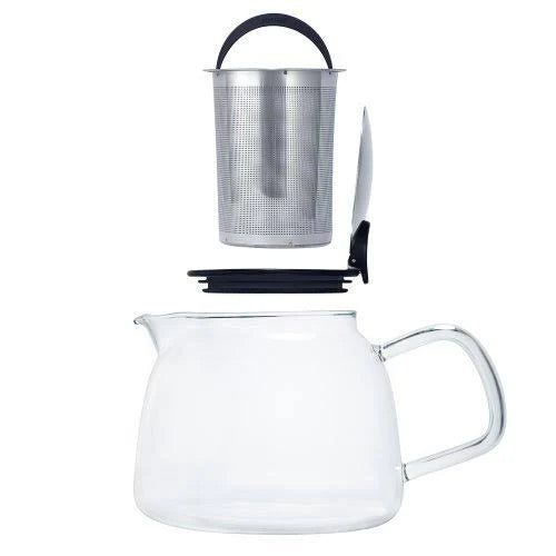 Glass Teapot with Basket Infuser 24-Ounce D378880