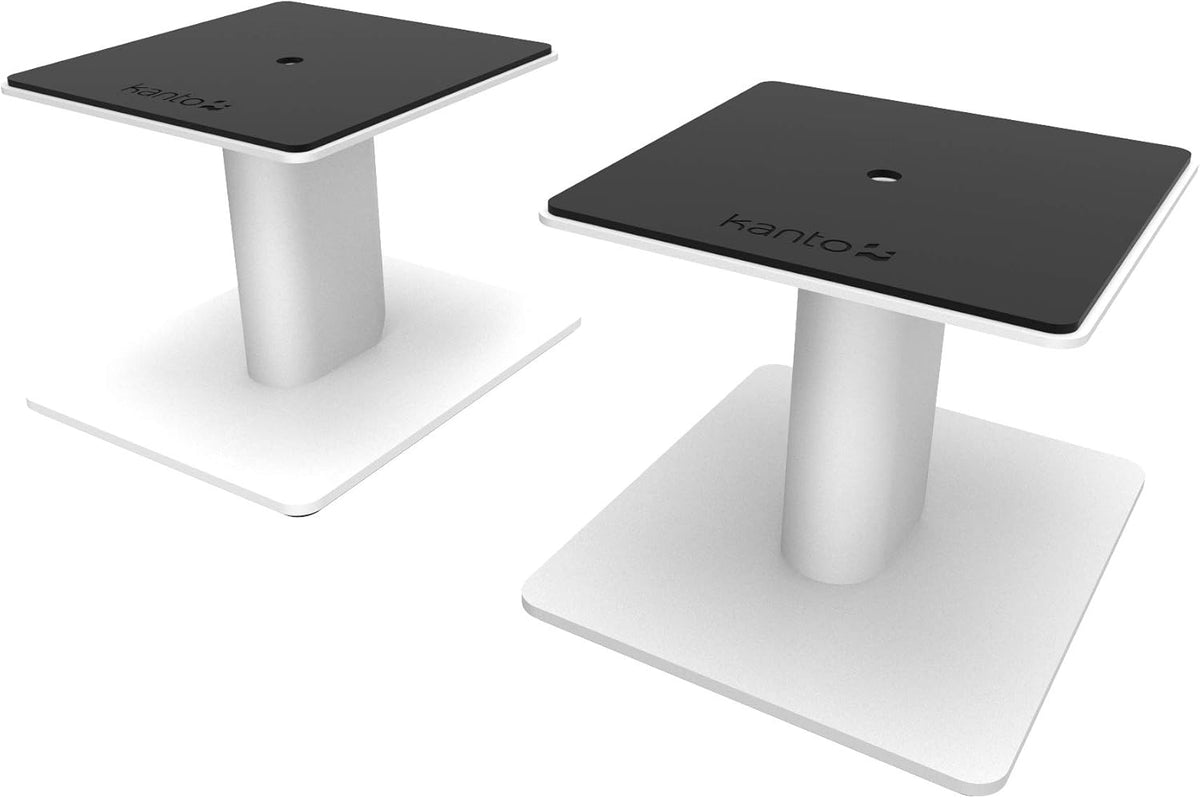 Black Heavy Steel Desktop Speaker Stands F514875