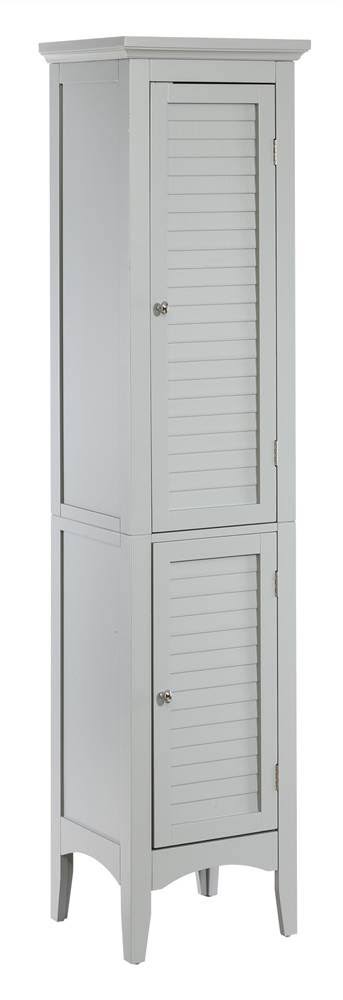 2-Door Linen Tower, Gray Z870