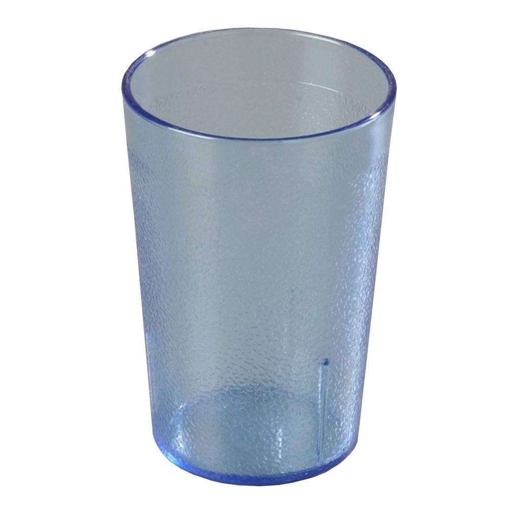Blue 8 oz Plastic Textured Tumbler W545344