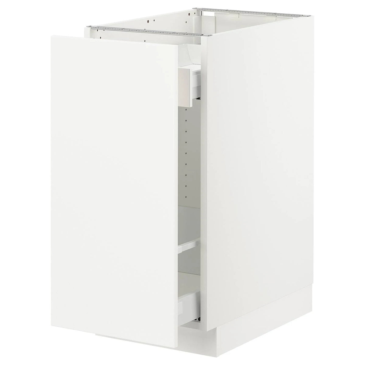 White Base Cabinet with Pull-Out Storage C976435