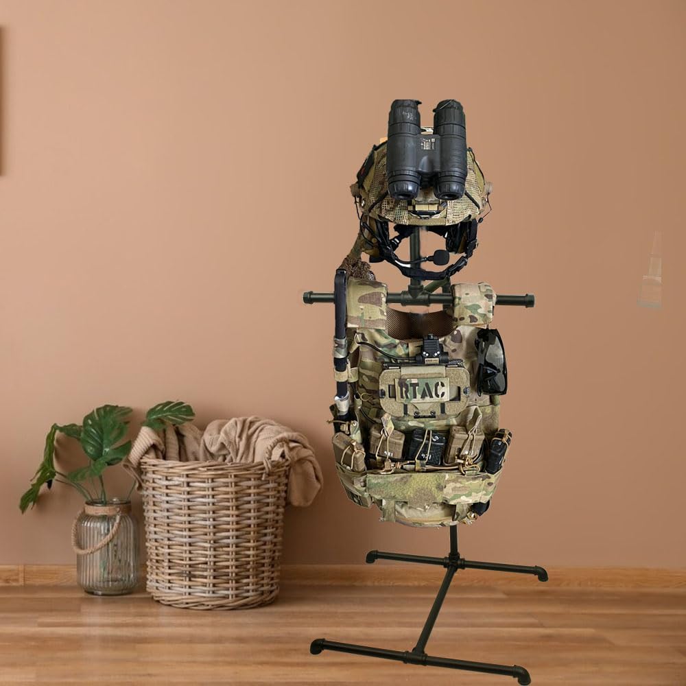 Tactical Gear Stand - Tactical Vest Hanger - Duty Gear Rack Q229