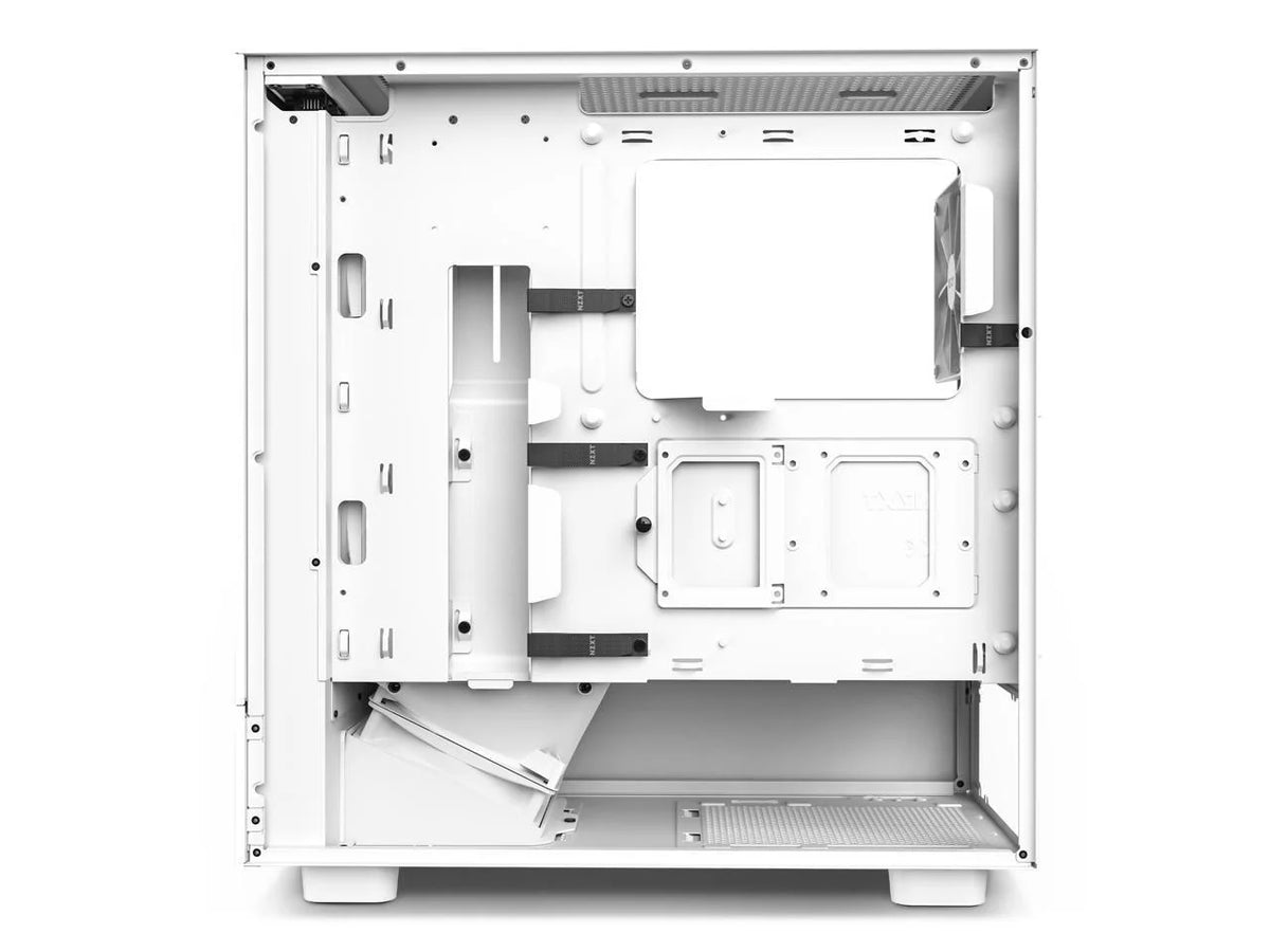 White SGCC Steel Tempered Glass ATX Computer Case J875