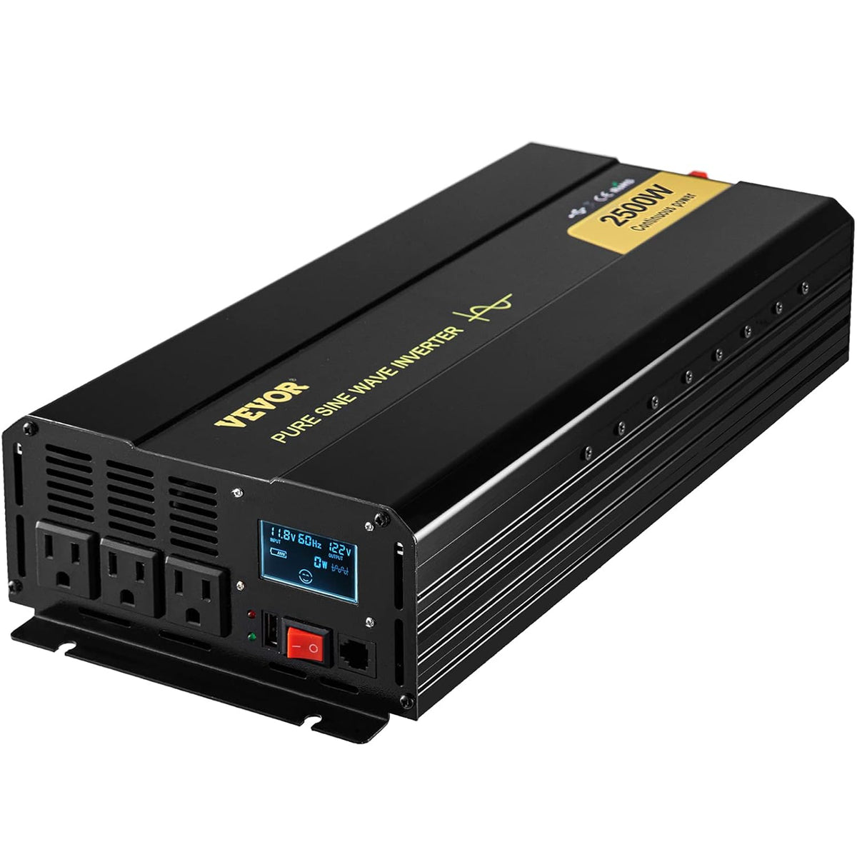 2500 Watt Pure Sine Wave Power Inverter B37833