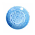 Round Deep Plate 30cm Blue I992