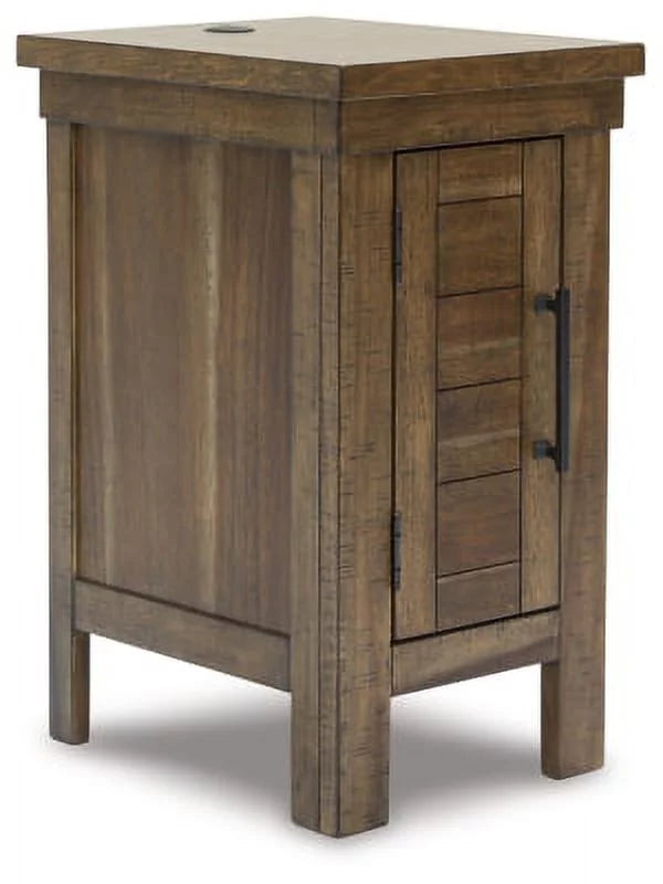 Chairside End Table Grayish Brown G23118