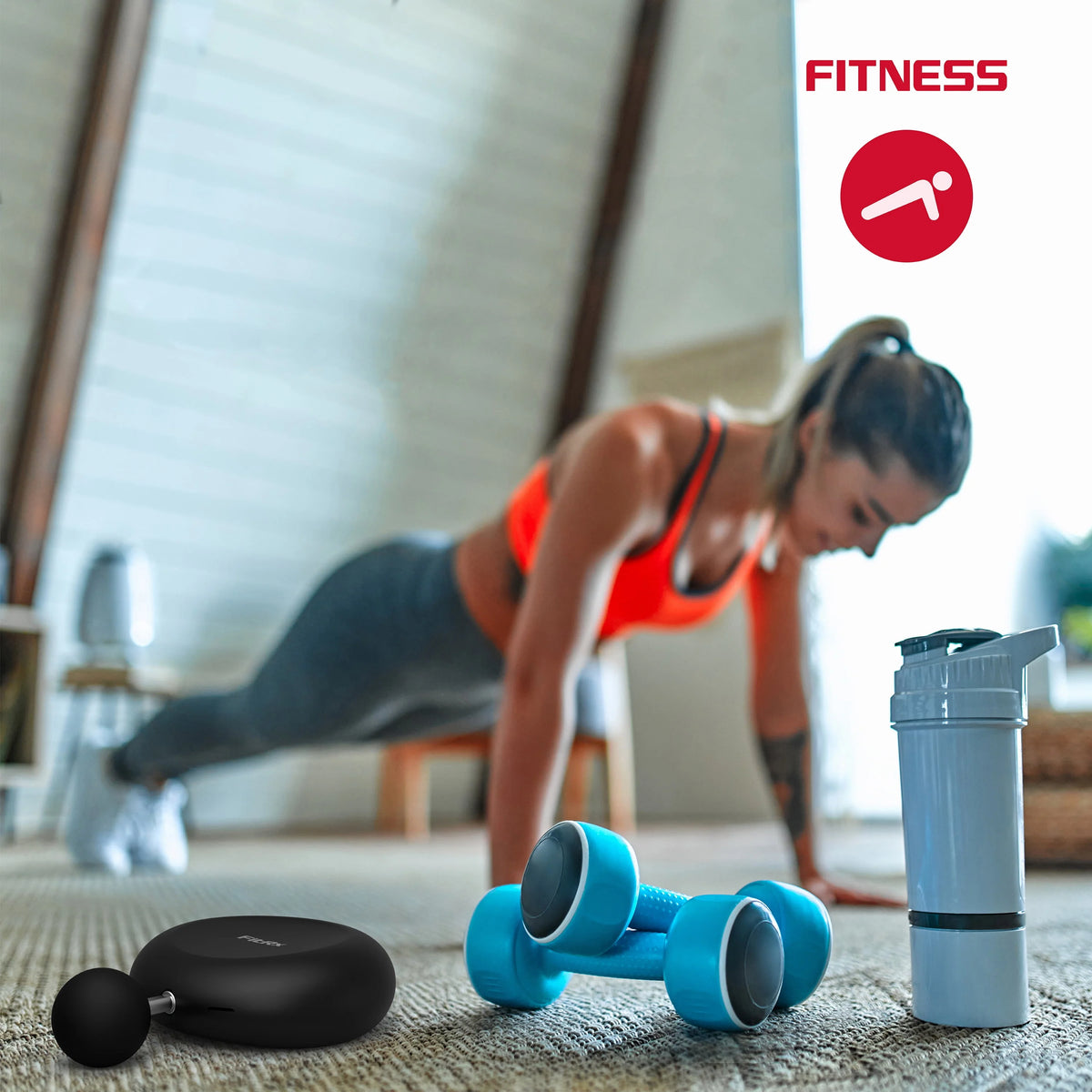 Portable Rechargeable Percussion Massager F85817