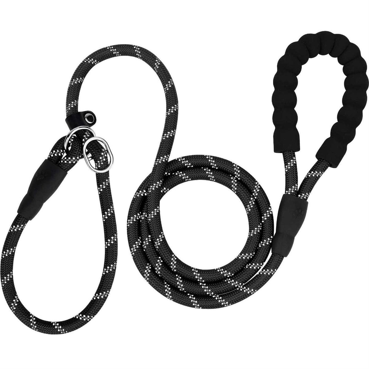 6 FT Reflective Rope Slip Lead Dog Leash with Padded Handle Z261646
