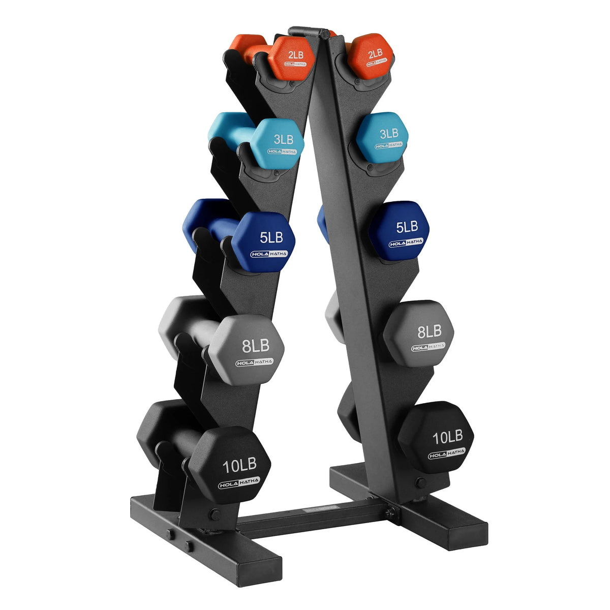 Neoprene Dumbbell Weight Set with Rack K5668