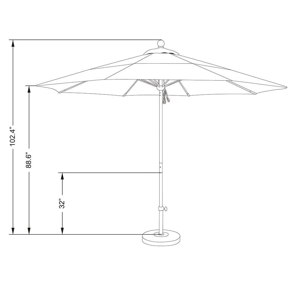 Sapphire Market Umbrella F70353