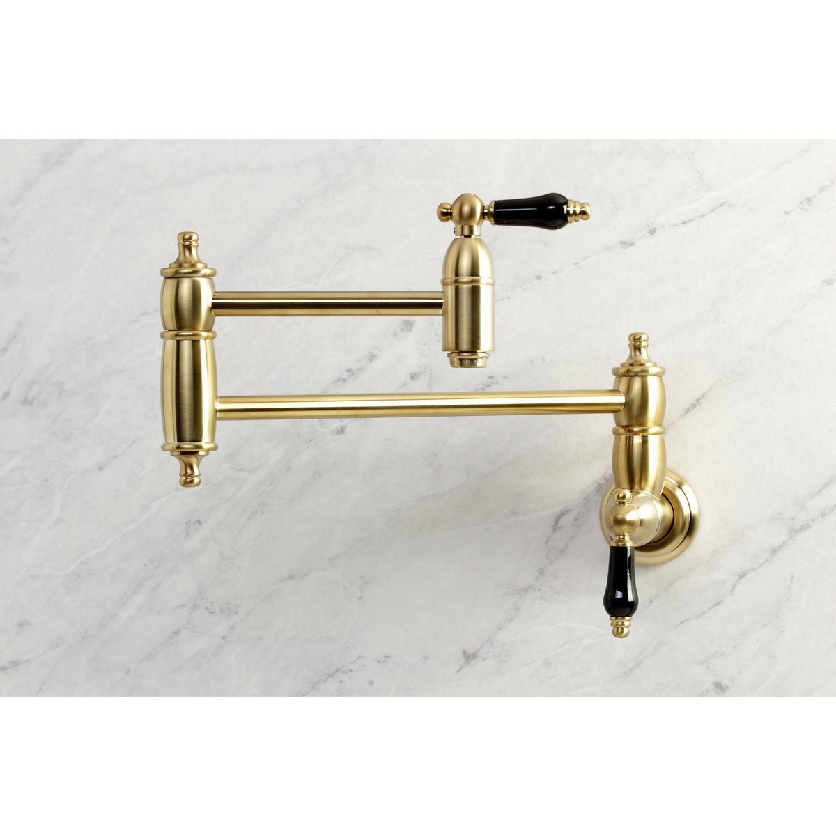 Brushed Nickel Wall Mount Pot Filler J151