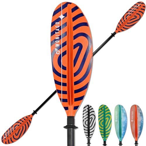 Fiberglass Shaft Adjustable Floating Kayak Paddles 3 Piece F83168