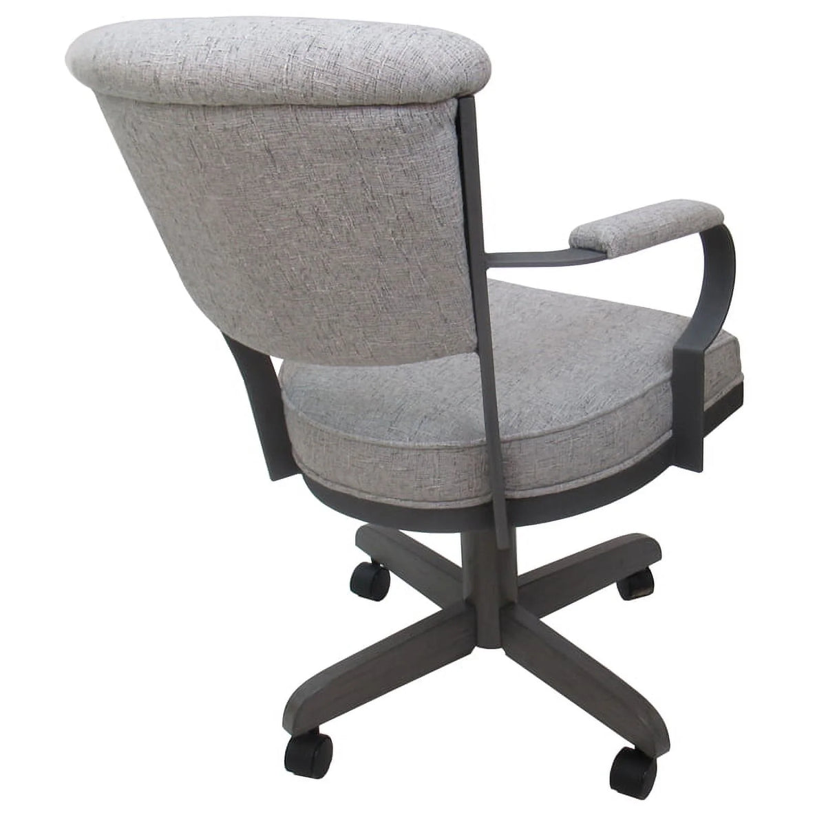 Grey Metal Swivel Caster Chair V680
