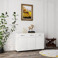 White 3 Door 3 Drawer Sideboard Buffet S194