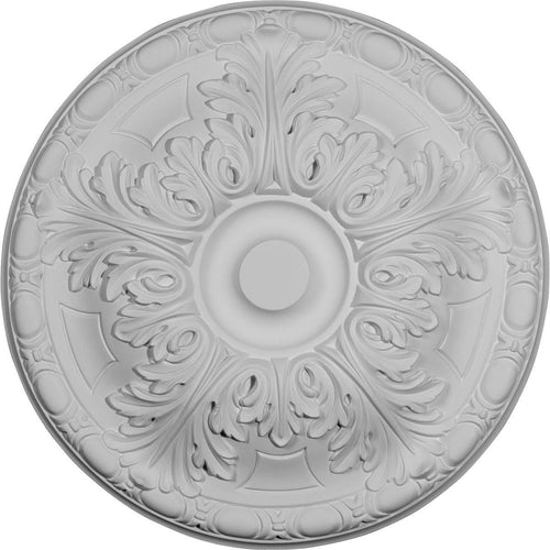 15 3/4x22OD x 5/8x22P Hand-Painted Ceiling Medallion V8460