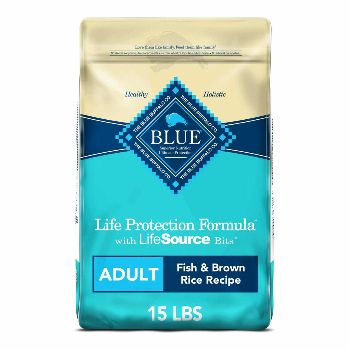Fish & Brown Rice Adult Dry Dog Food K65293