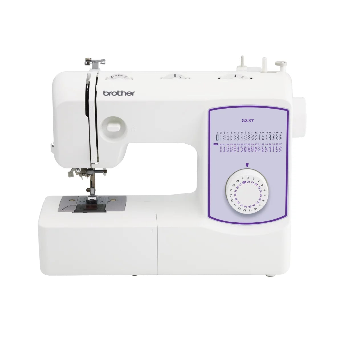 Lightweight Portable Mechanical Sewing Machine with 37 Built-In Stitches W123150