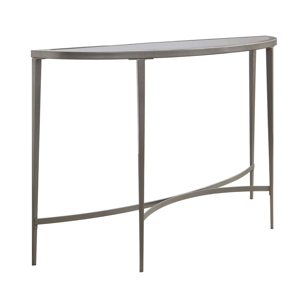 White Tempered Glass Sofa Table Y9709