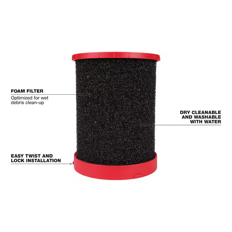 12 Gal. Cordless Wet/Dry Shop Vac Kit with Filter D3627