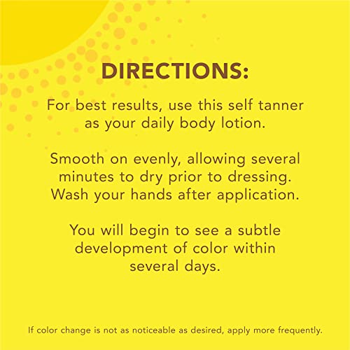 Medium to Tan Skin Tone Self Tanner Body Lotion and SPF 20 Facial Sunscreen I2111