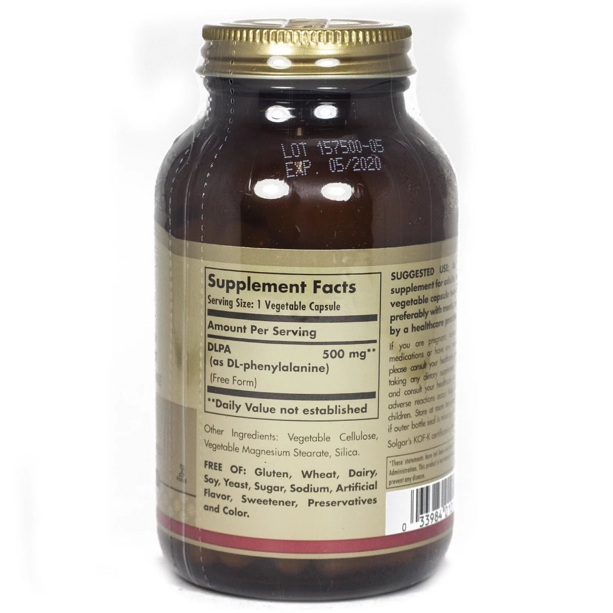500 mg 100 Vegetable Capsules H522