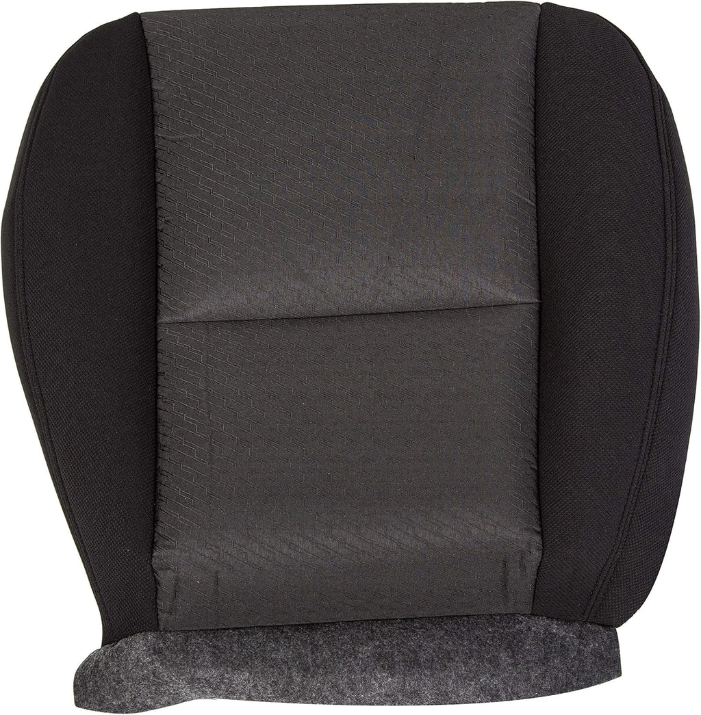 Black Cloth Bucket Seat Cover Pack of 2 S721
