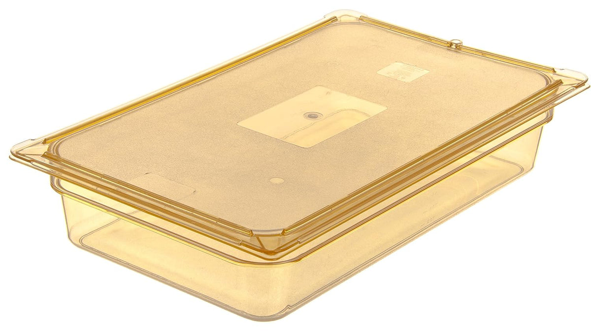High-Heat Full-Size Food Pan, 12.7 qt, 20-3/4 x 12-3/4 x 4", Amber, Case of 6 W792