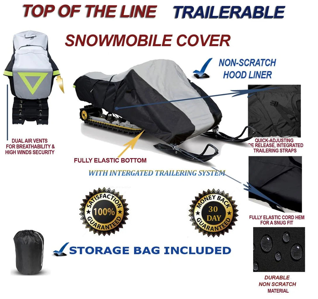 600D Snowmobile Travel and Storage Cover G236