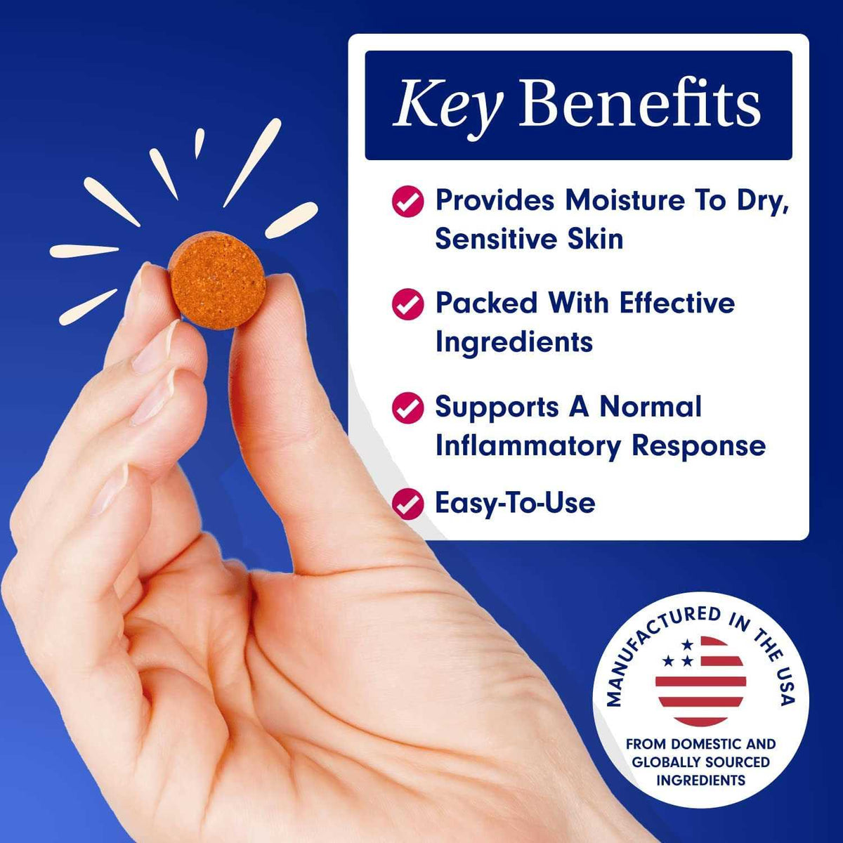Omega 3 Itch Relief Chew for Dogs B358