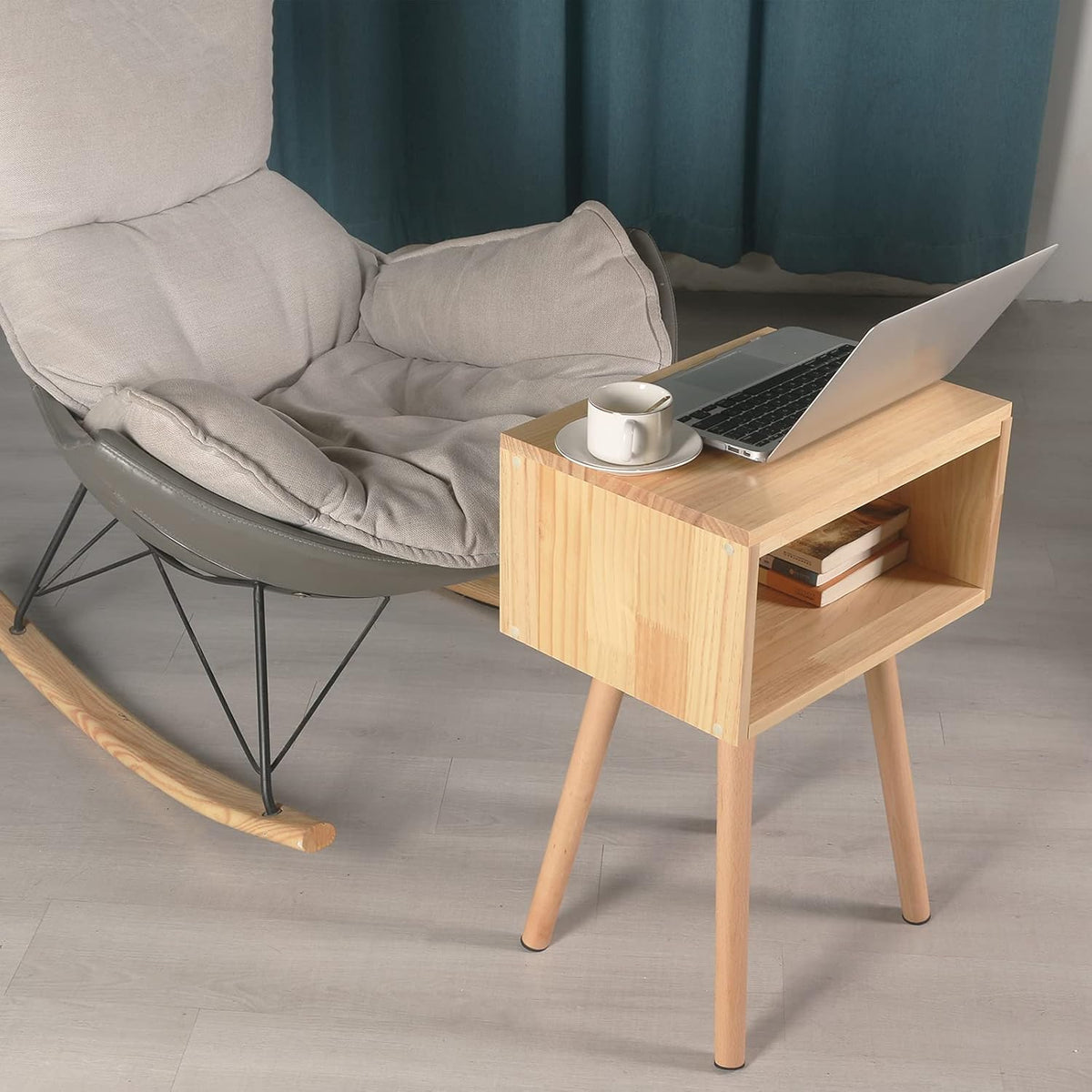 Solid Wood Nightstand Bedside Table End Side Table M158