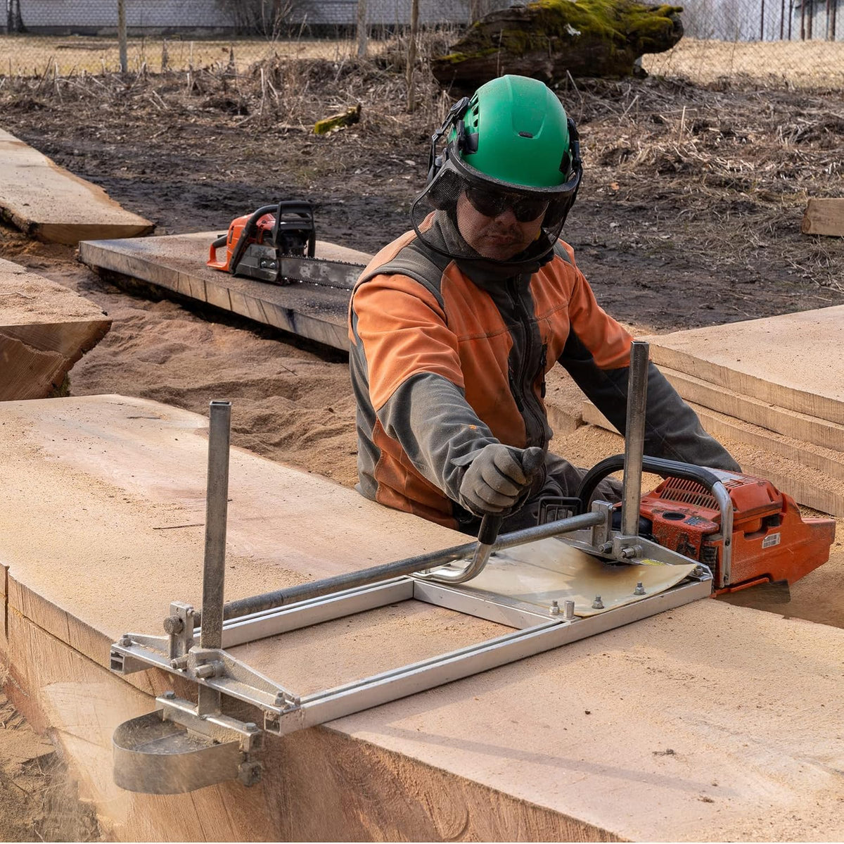 Portable Chainsaw Mill 24 Inches Aluminum Steel P36696
