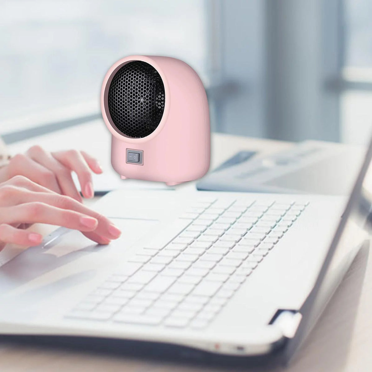 Pink 400W Portable Electric Heater I258036