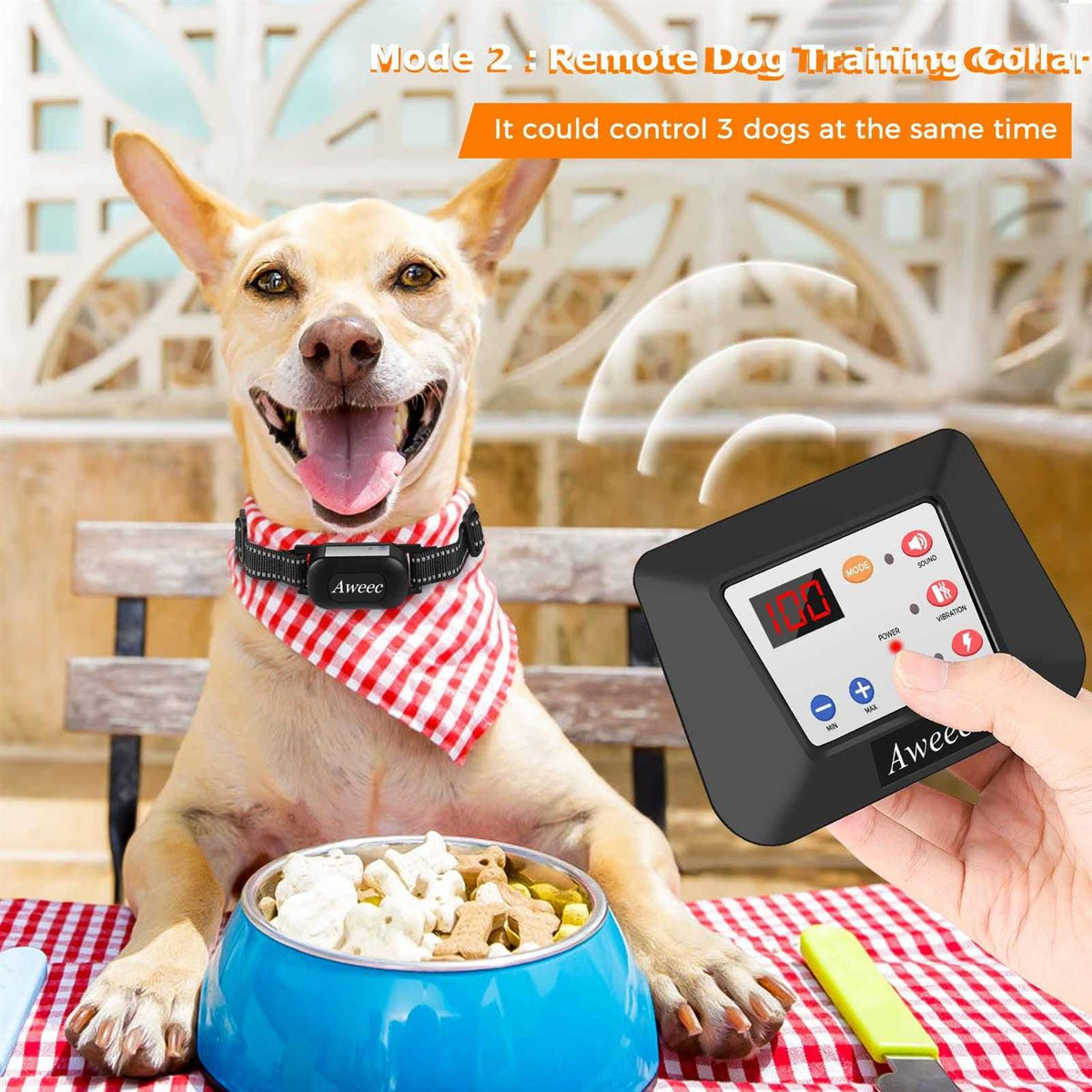 Wireless Dog Fence System with Training Collar G735