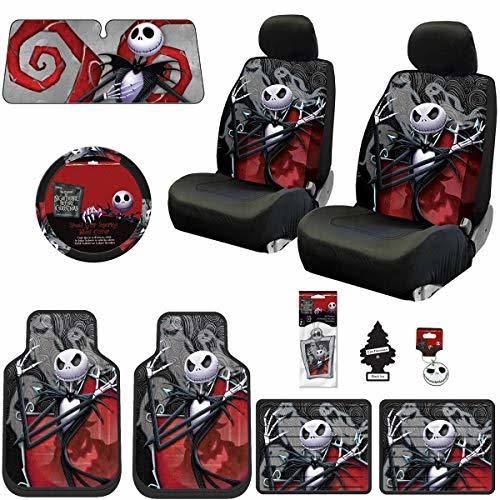 15 Pieces Seat Covers Floor Mat Bundle Set T3641