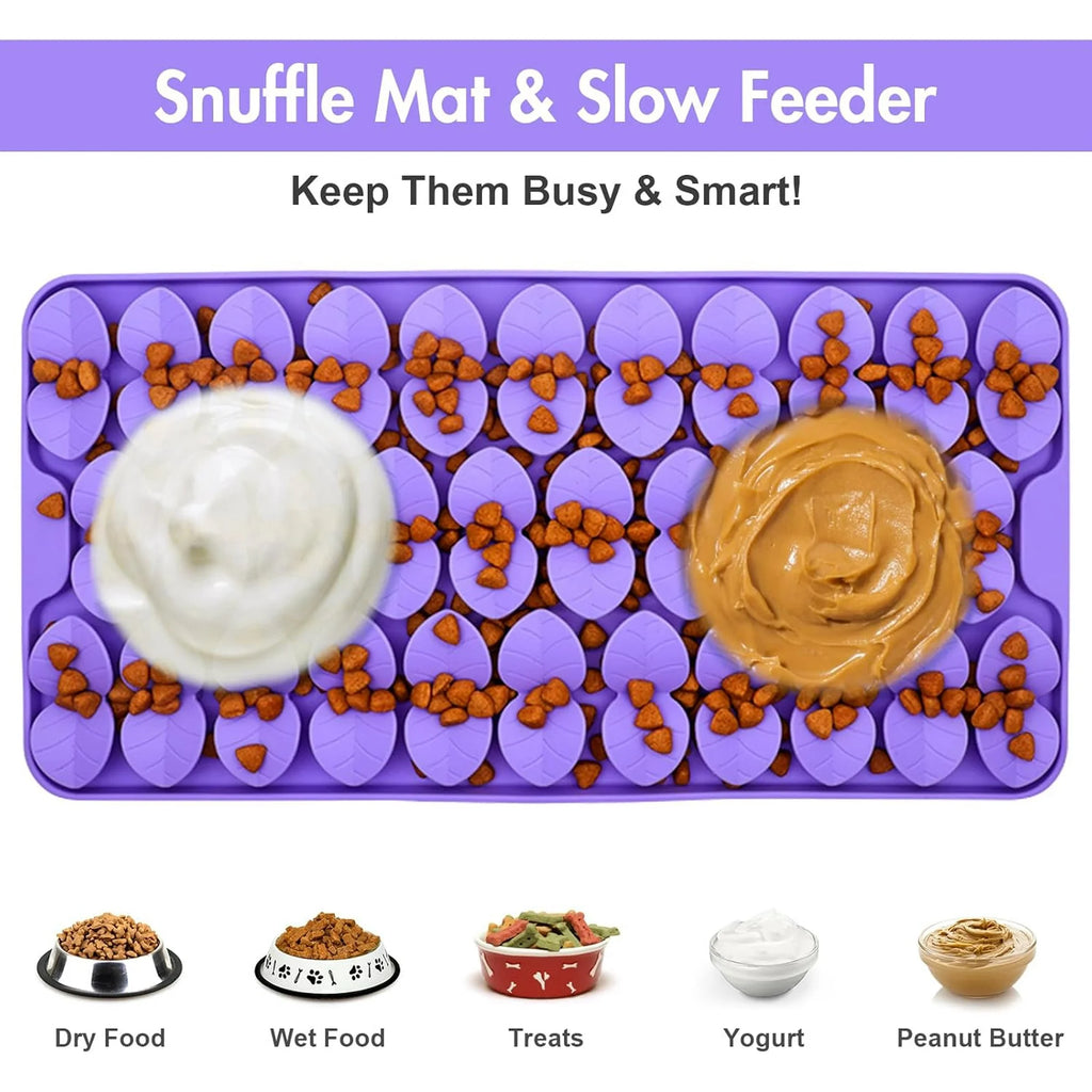 XL Purple Silicone Snuffle Mat for Dogs Z2286