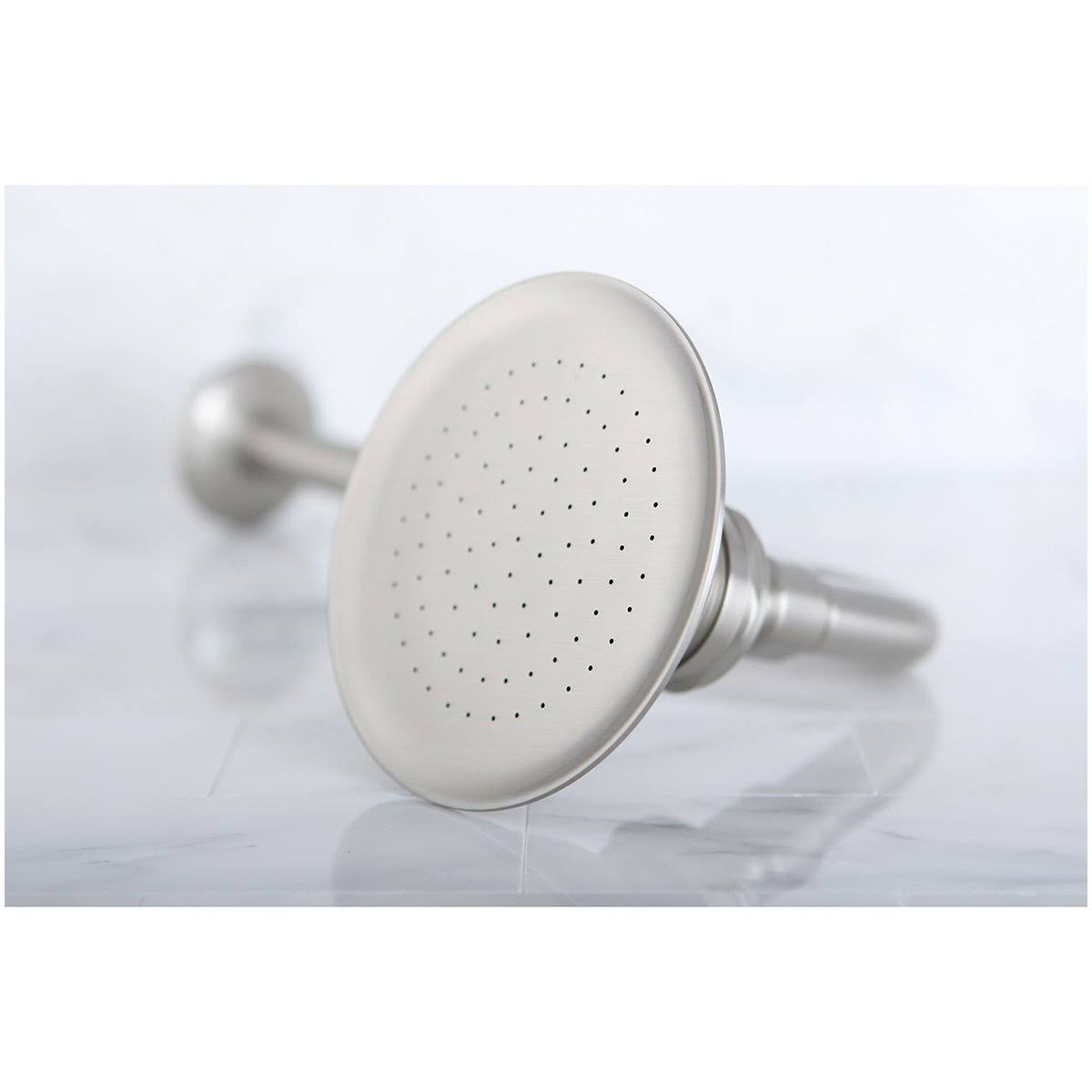 Satin Nickel Showerhead with 12inch Shower Arm R5441