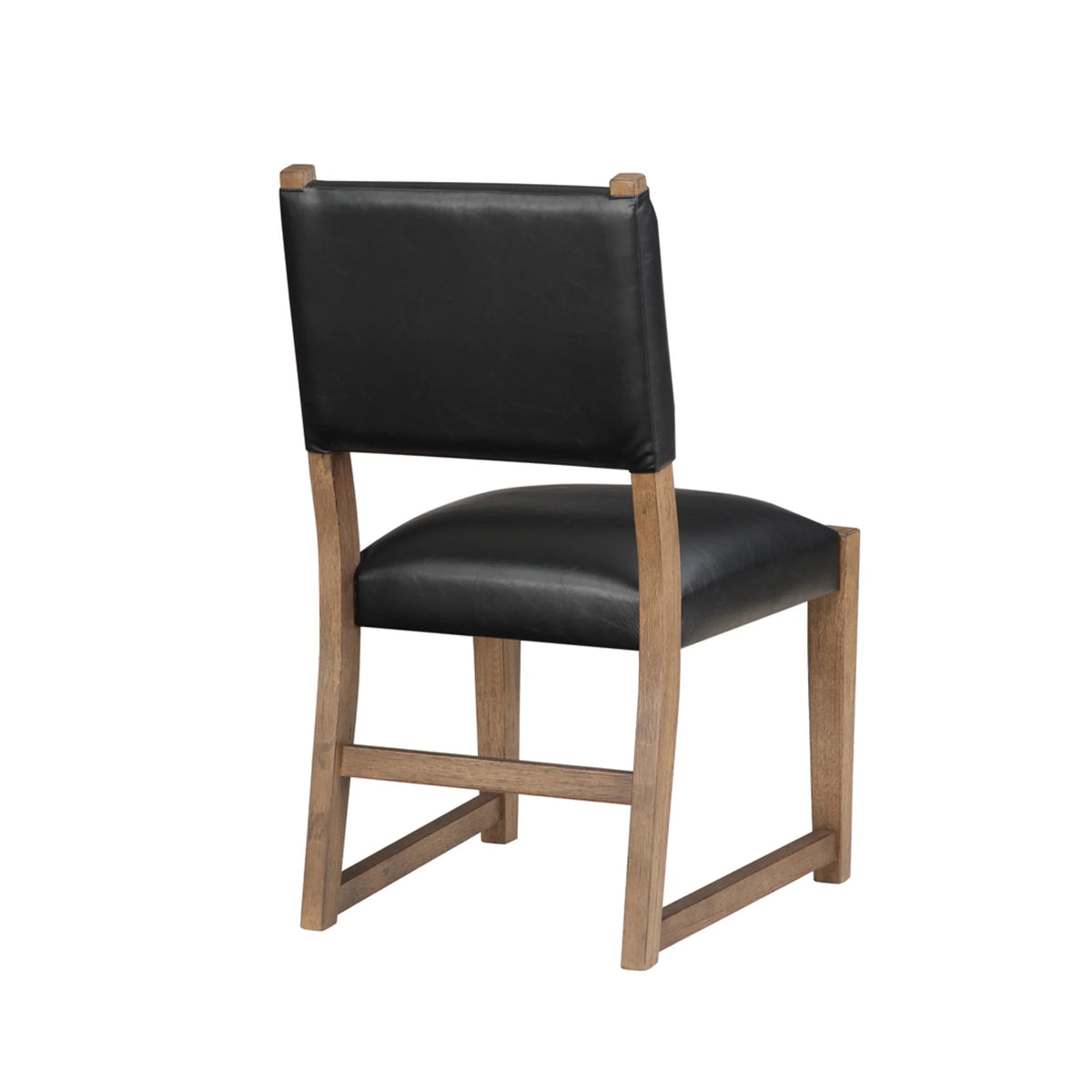 Dark Driftwood Wood Side Chair Set of 2 M4143