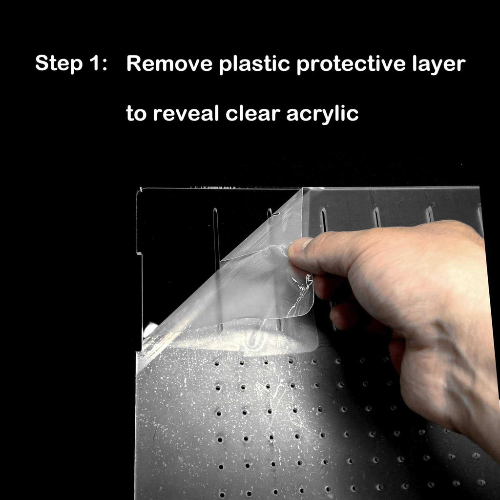 Acrylic Aquarium Divider Kit with Suction Cups D6736