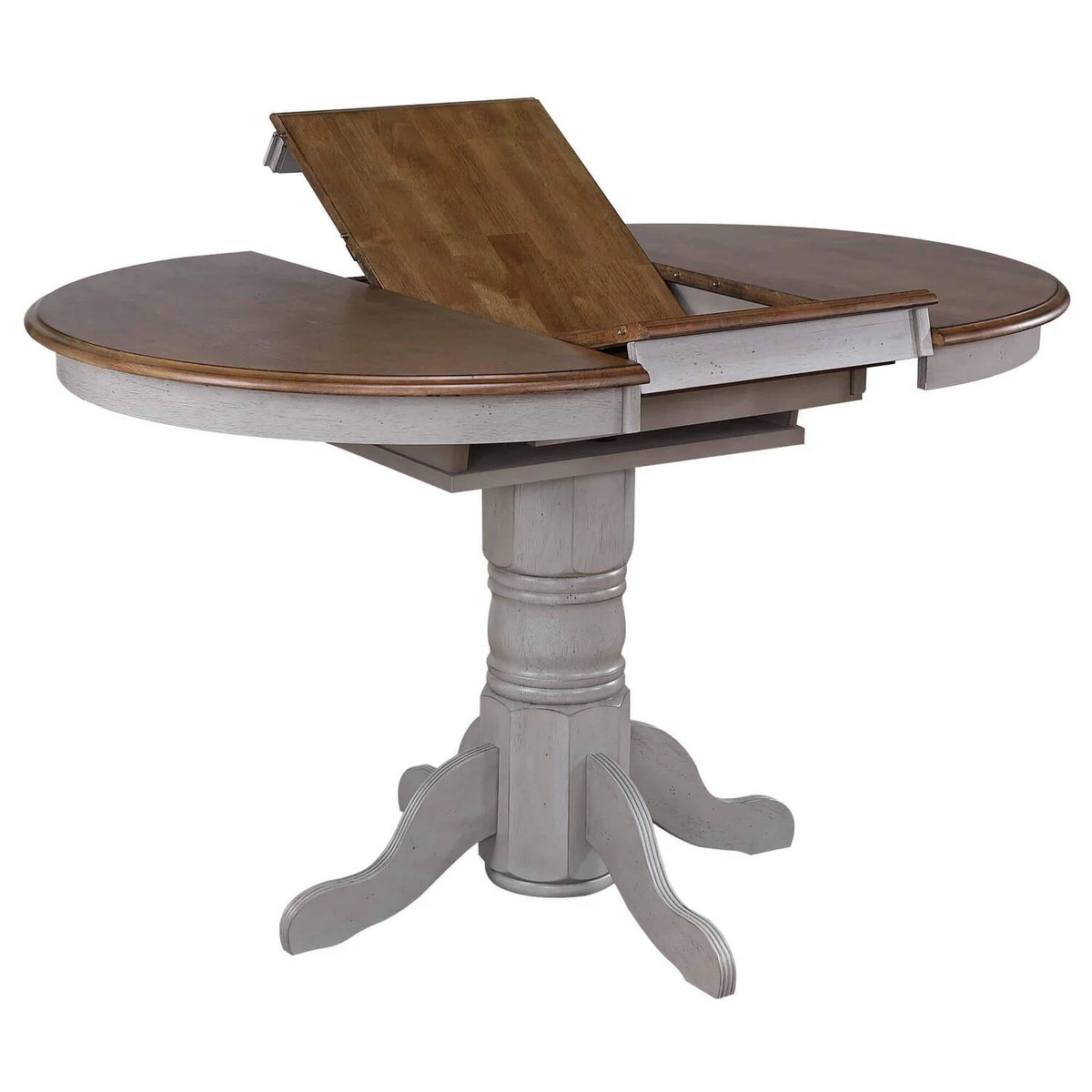 42" Round to 60" Oval Wood Pub Table E5950