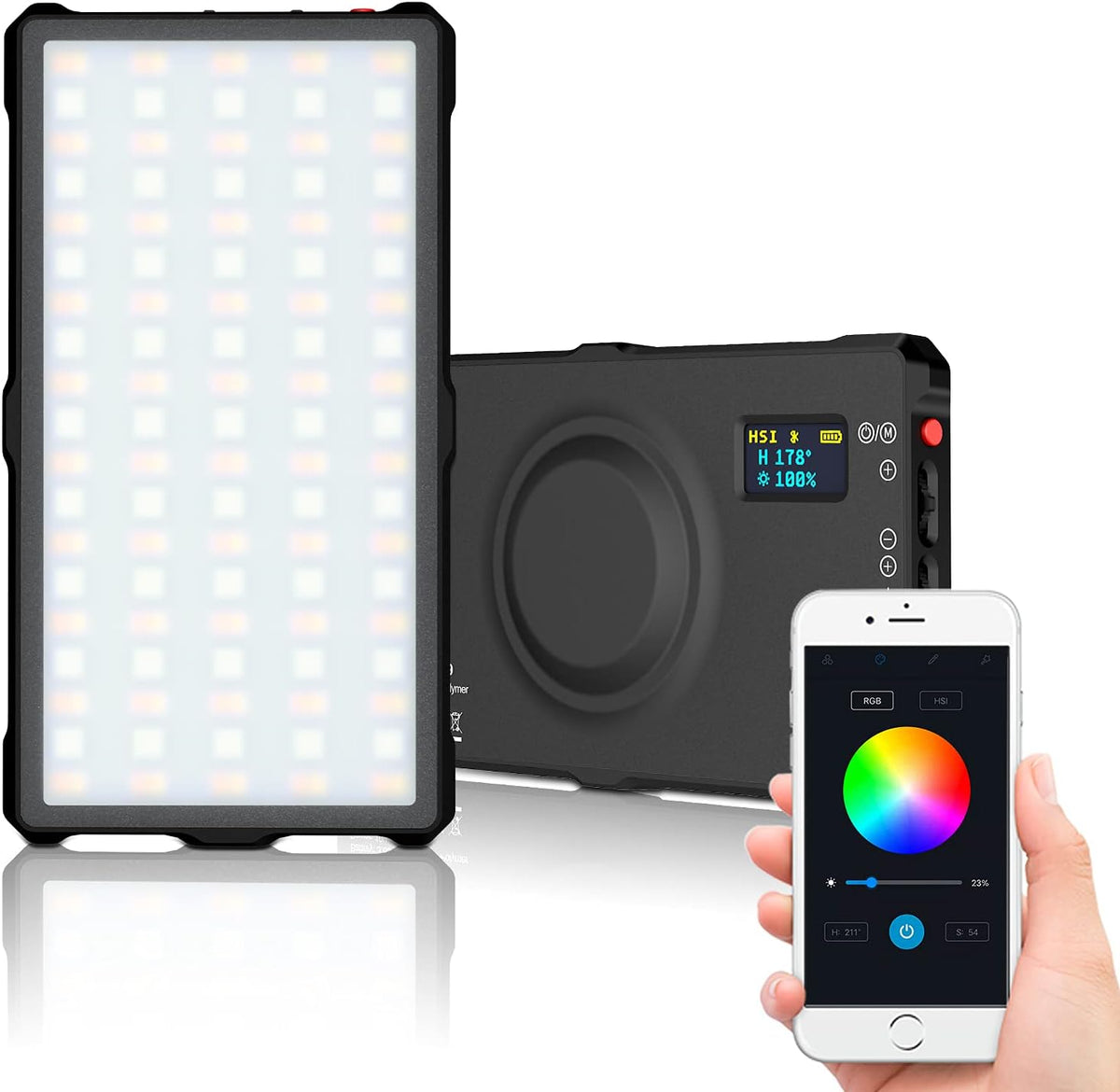 LED Video Light Panel with 4040mAh Battery F66129