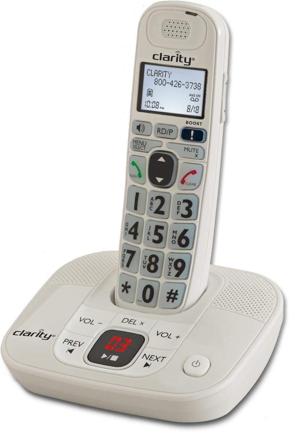 Cordless Caller ID Telephone with Answering Machine O435287