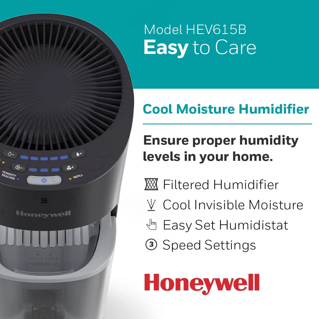 Black 1.7 gal Tower Humidifier C35430