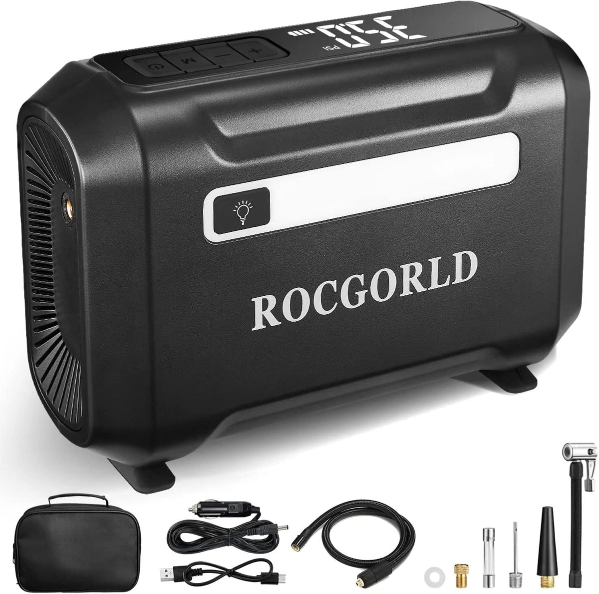 150 PSI 6600mAh Rechargeable Cordless Tire Inflator Z28917