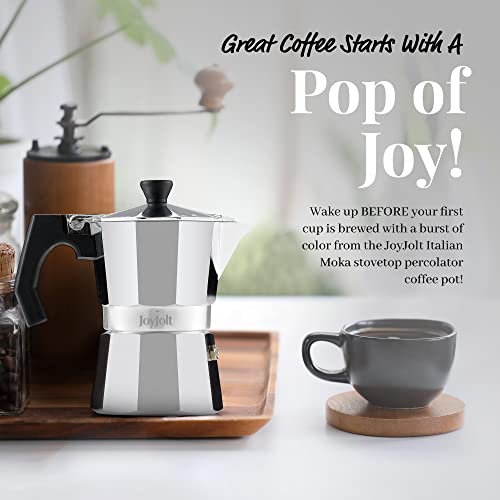 3 Cup Stovetop Aluminum Espresso Maker R180