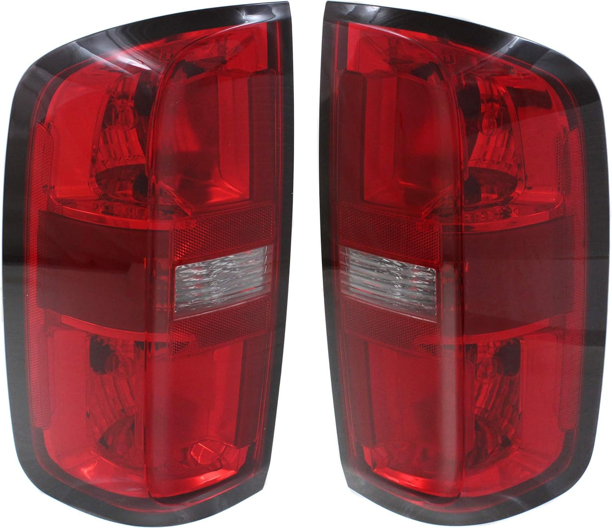 Red Lens Halogen Tail Light Set of 2 H737