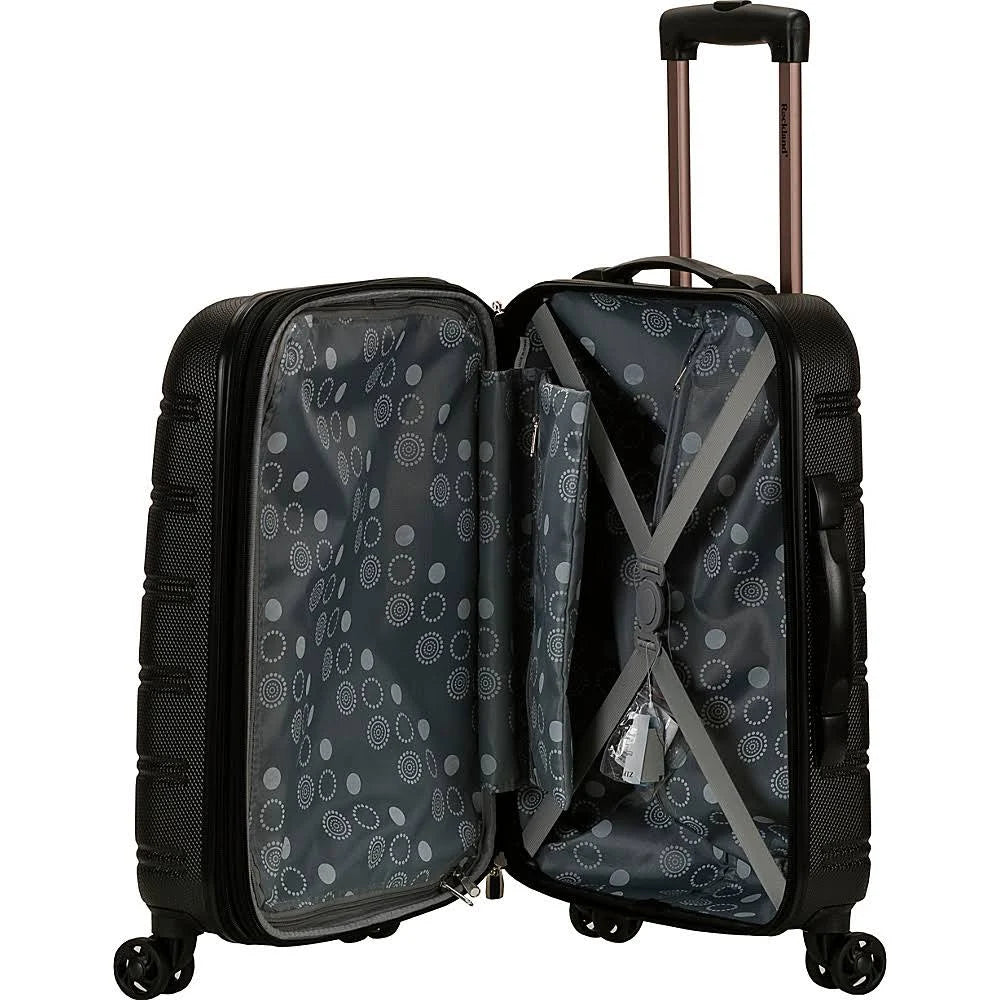 Turquoise 20-in. Expandable ABS Carry on N7327