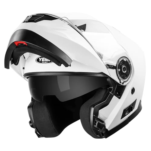 Modular Full Face Motorcycle Helmet with Flip Up Dual Visor W439