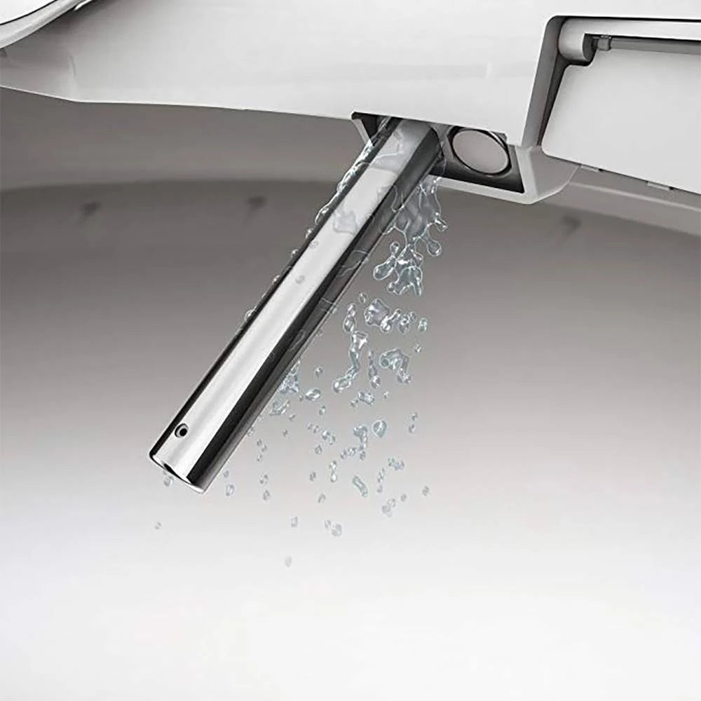 White Elongated Bidet Toilet Seat K65039